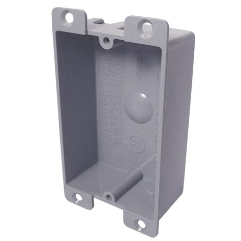 shallow 1 gang metal box|1 gang shallow electrical box.